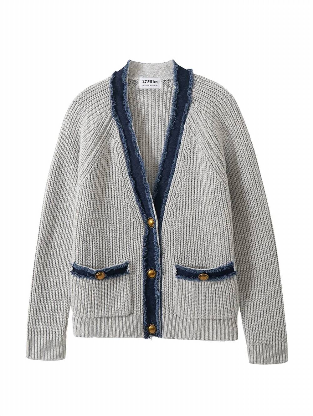 NEW 27 MILES MALIBU sylva sweater in heather - Picture 6 of 6